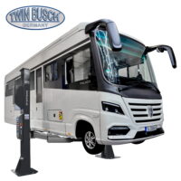 Twin Busch TW280W-400-G 2-Säulen-Hebebühne 8,0 t Heavy Line Grey Line barrierefrei mit Funk Gleichlaufsteuerung und M Doppelgelenk Tragarmen